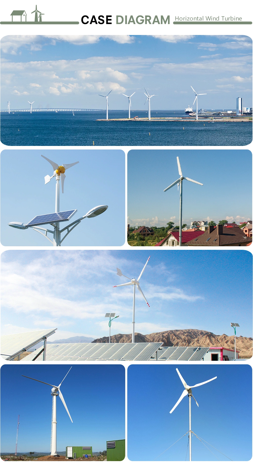 Smaraad 300W 600W 800W New Energy Small Wind Power Generator 800W Vertical Wind Turbine 12V 24V