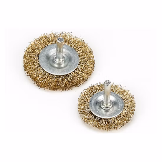 Outil de nettoyage électrique, brosse à roue en fil d'acier en laiton/cuivre