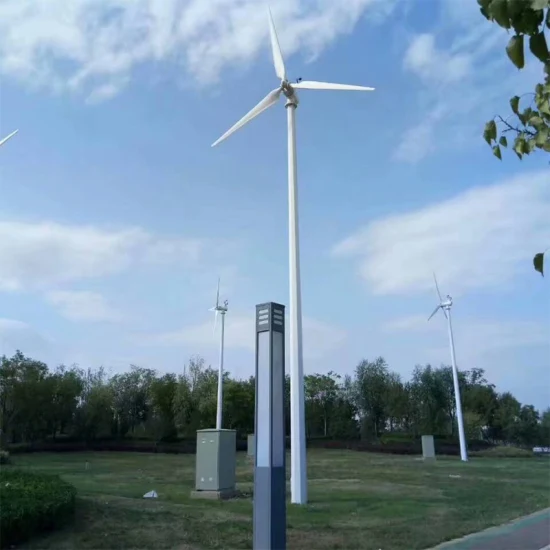 Générateur d'éolienne à axe horizontal 20kw 30kw 50kw avec batterie d'inverseur de contrôleur