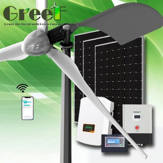Turbine de générateur de vent de système d'énergie éolienne solaire hybride 5kw