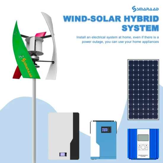 Smaraad 300W 600W 800W nouvelle énergie petit générateur d'énergie éolienne 800W éolienne verticale 12V 24V